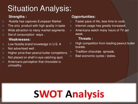 swot nutella